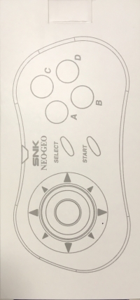 SNK NeoGeo mini Pad (White) Box Art