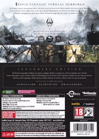 Elder Scrolls V, The: Skyrim: Legendary Edition [NL] Box Art