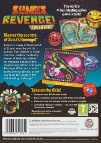 Zuma's Revenge! Adventure Box Art