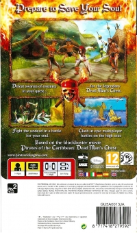Disney Pirates of the Caribbean: Dead Man's Chest - PSP Essentials Box Art