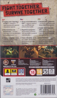 Army of Two: The 40th Day - PSP Essentials [PL][CZ][HU] Box Art