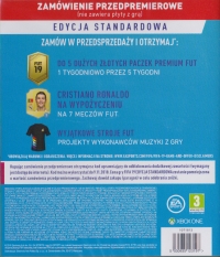 FIFA 19 - Edycja Standardowa (Zamówienie przedpremierowe) Box Art