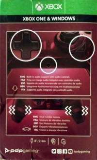 PDP Wired Controller (Crimson Red) Box Art