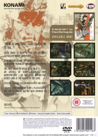 Metal Gear Solid 2: Sons of Liberty [UK] Box Art