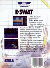 E-SWAT Box Art