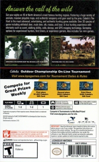 Cabela's The Hunt: Championship Edition Box Art