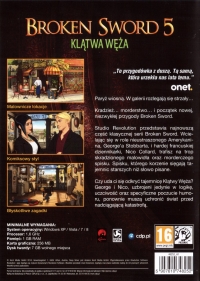 Broken Sword 5: Klątwa Węża Box Art