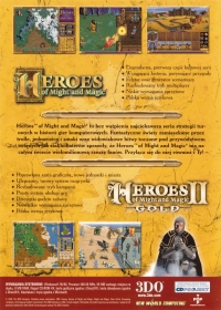 Heroes of Might and Magic / Heroes of Might and Magic II Gold Box Art