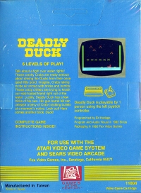Deadly Duck Box Art