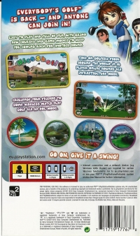 Everybody's Golf 2 - PSP Essentials Box Art