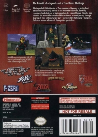Legend of Zelda, The: Ocarina of Time / Master Quest Box Art
