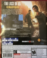 Last of Us Remastered, The - PlayStation Hits Box Art