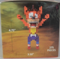 Crash Bandicoot Collectible Micro Blocks Figurine Box Art