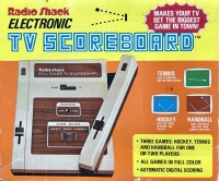 Radio Shack Electronic TV Scoreboard Box Art