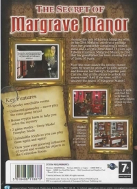 Secret of Margrave Manor, The Box Art