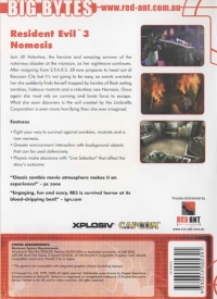 Resident Evil 3: Nemesis - Big Bytes Box Art