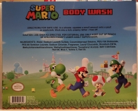 Super Mario Body Wash Box Art
