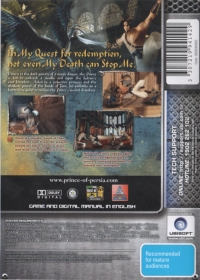 Prince of Persia: The Sands of Time - Ubisoft Classics Box Art