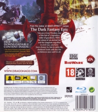 Dragon Age: Origins Box Art