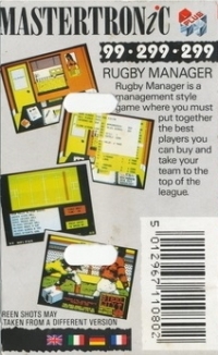 Rugby Manager Box Art