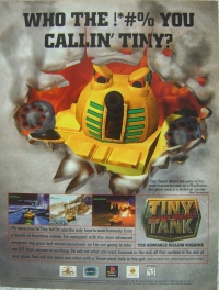 Tiny Tank: Up Your Arsenal Promotional Flyer (Double-sided Leaflet) Box Art