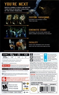 Mortal Kombat 11 Box Art