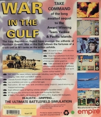 War In The Gulf Box Art
