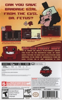 Super Meat Boy (Meat Boy) Box Art