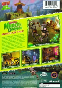 Oddworld: Munch's Oddysee - Platinum Hits Box Art