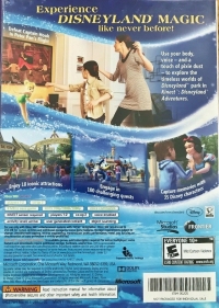 Kinect: Disneyland Adventures (Not Packaged for Individual Sale) Box Art