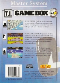 Game Box: Série Corridas (World Grand Prix 1 Jogadore, Sega Special) Box Art