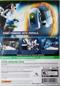 Portal 2 - Platinum Hits (green keepcase) Box Art