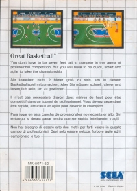 Great Basketball (Sega®) Box Art