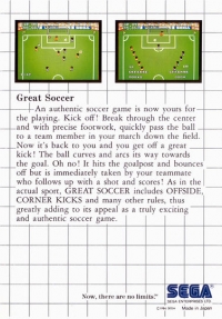Great Soccer (Sega Card) Box Art