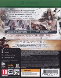 Assassin's Creed III Remastered Box Art