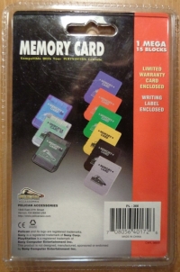 Pelican Memory Card (PL-366 / clear blue) Box Art