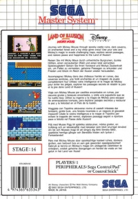 Land of Illusion starring Mickey Mouse Box Art