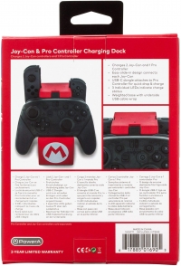PowerA Joy-Con & Pro Controller Charging Dock - Super Mario Edition Box Art