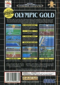 Olympic Gold: Barcelona '92 [FR] Box Art