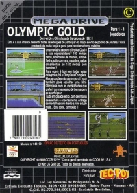 Olympic Gold: Barcelona '92 (043160) Box Art