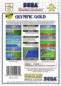 Olympic Gold: Barcelona '92 [UK] Box Art