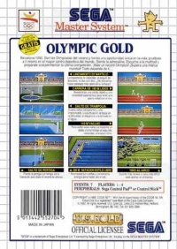 Olympic Gold: Barcelona '92 [ES] Box Art