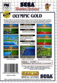Olympic Gold: Barcelona '92 (Free Souvenir Booklet) Box Art