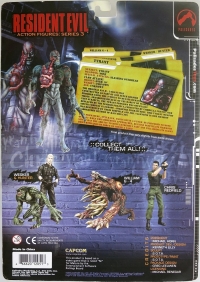 Resident Evil Action Figure: Series 3 - Tyrant from Resident Evil Box Art