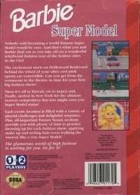 Barbie Super Model (cardboard box) Box Art