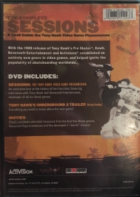 Complete Sessions, The: A Look Inside The Tony Hawk Video Game Phenomenon (DVD) Box Art