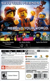 Lego Movie 2 Videogame, The Box Art