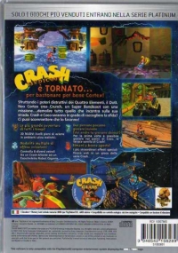 Crash Bandicoot: L'ira di Cortex - Platinum (PEGI) Box Art