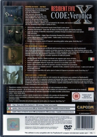 Resident Evil Code: Veronica X [ES] Box Art