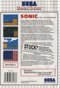 Sonic the Hedgehog (Sega Classics) Box Art